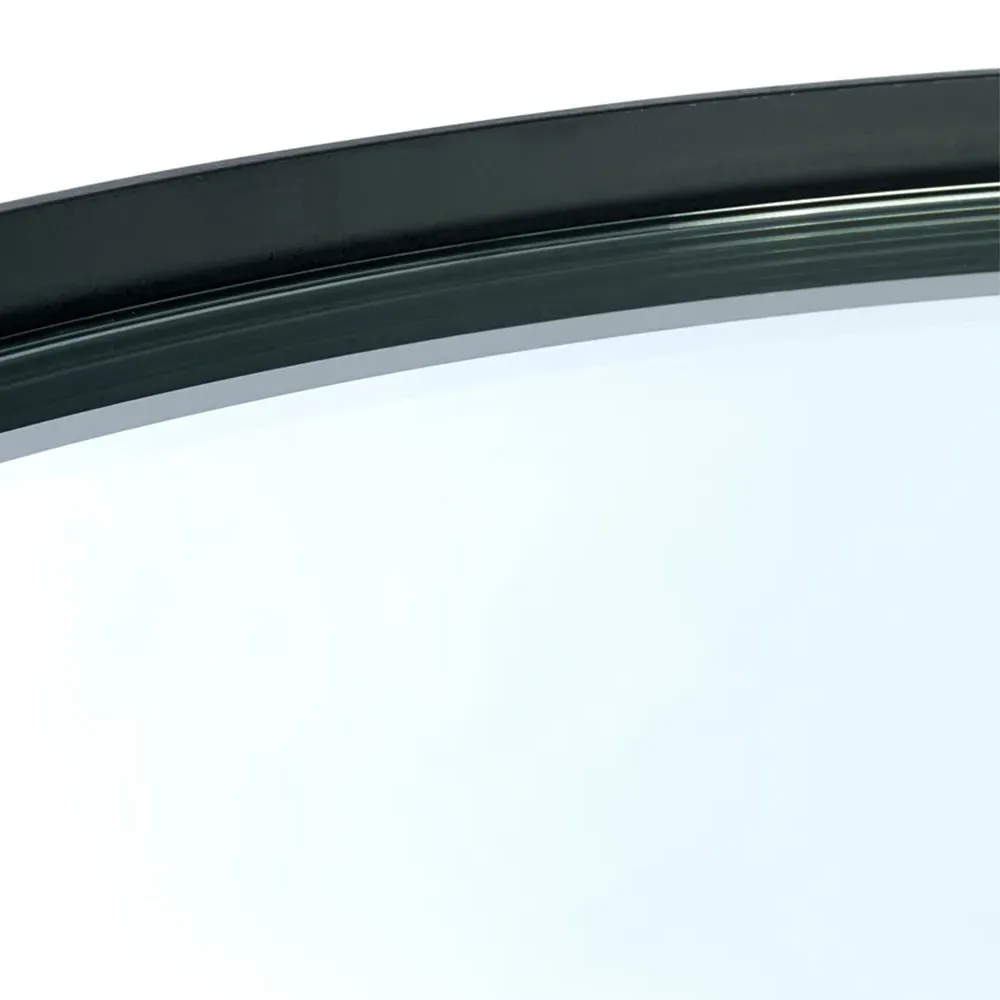 Franki Mirror Glass Coffee Table - Black