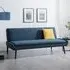 Gaudi 3-Seater Sofa Bed - Blue, Linen