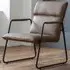 Gramercy Chair - Brown, Faux Leather