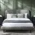 Hannah Double Bed Frame - Grey, Boucle