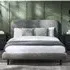 Hannah King Size Bed Frame - Grey, Boucle