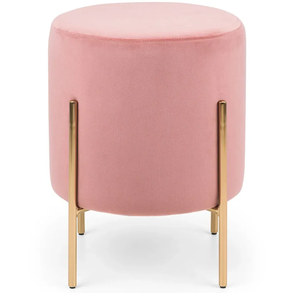 Harrogate Dressing Table Stool - Pink, Velvet