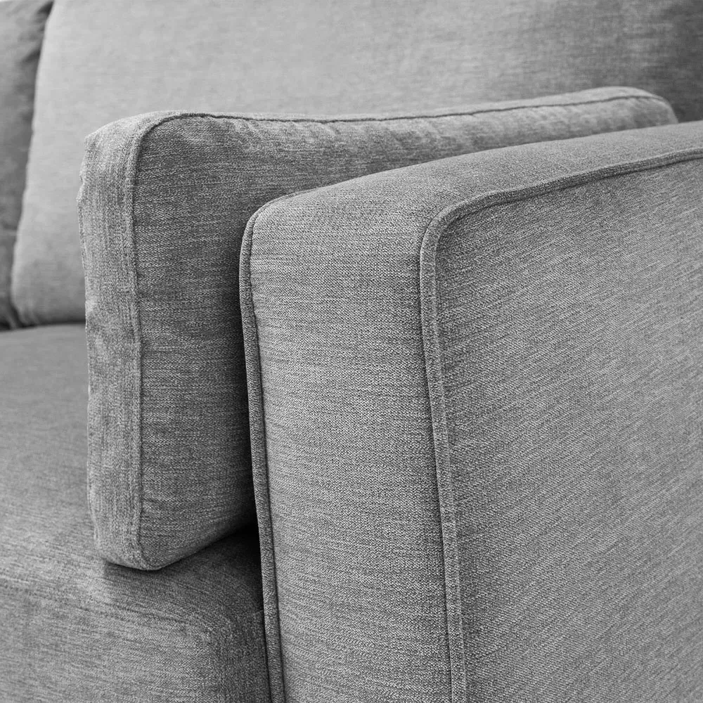 Hayward 2-Seater Sofa - Grey, Chenille