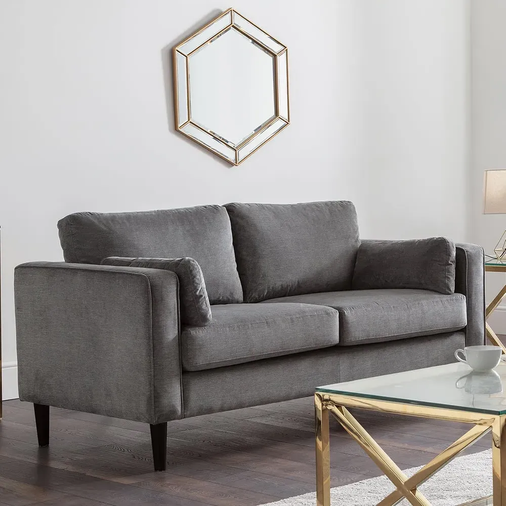 Hayward 2-Seater Sofa - Grey, Chenille image