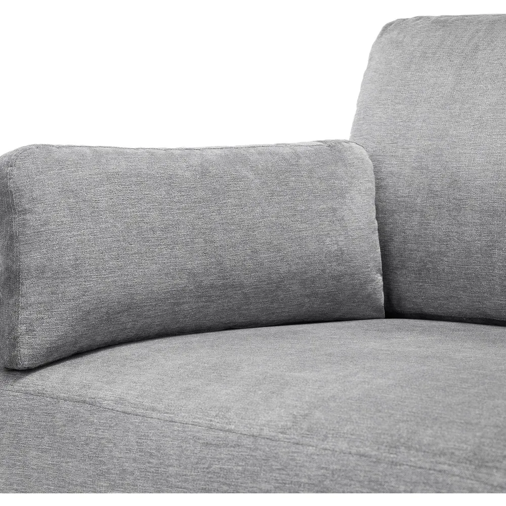 Hayward 3-Seater Sofa - Grey, Chenille