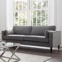Hayward 3-Seater Sofa - Grey, Chenille