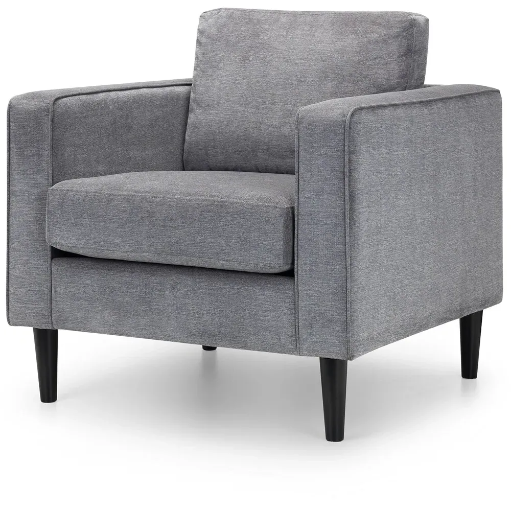 Hayward Chair - Grey, Chenille