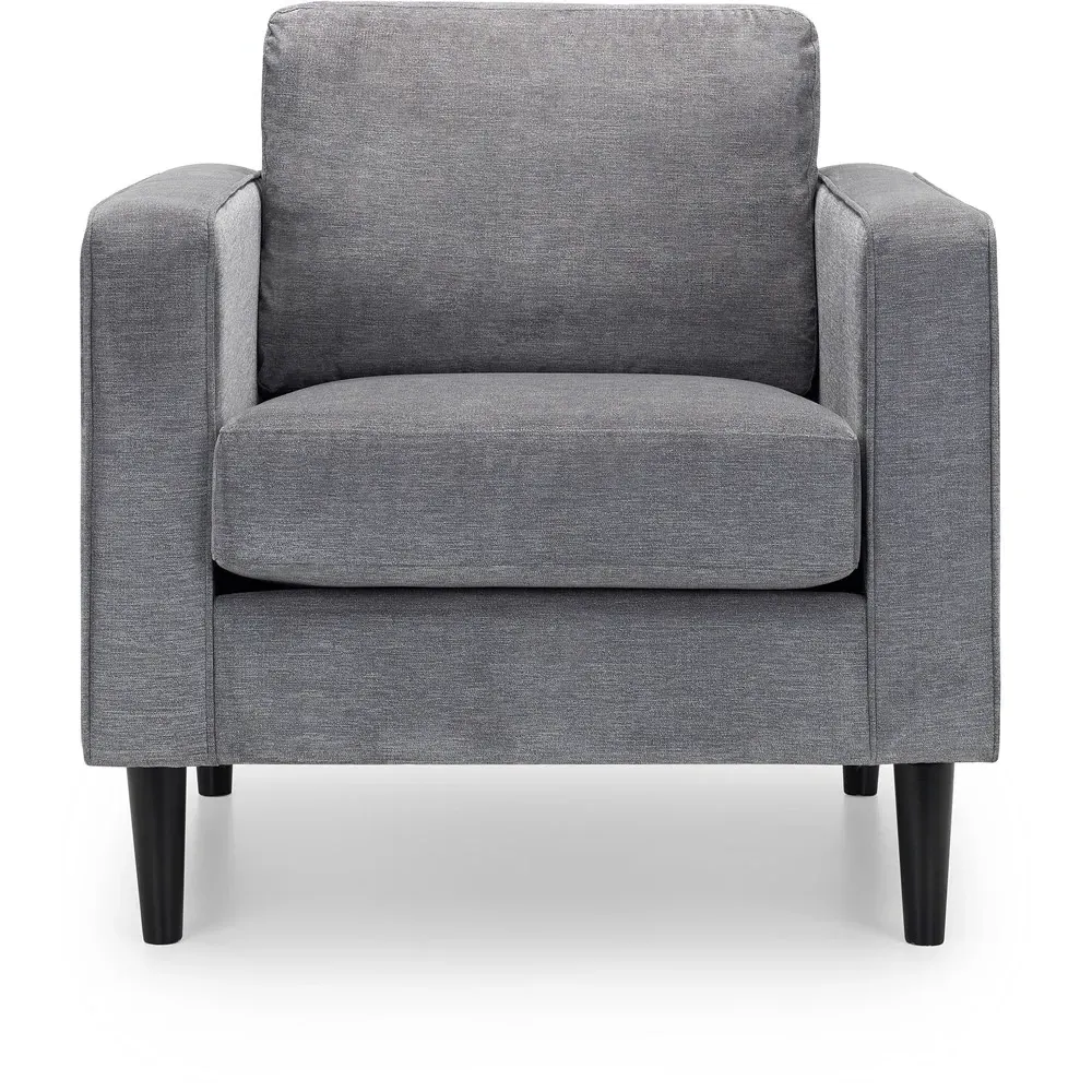 Hayward Chair - Grey, Chenille