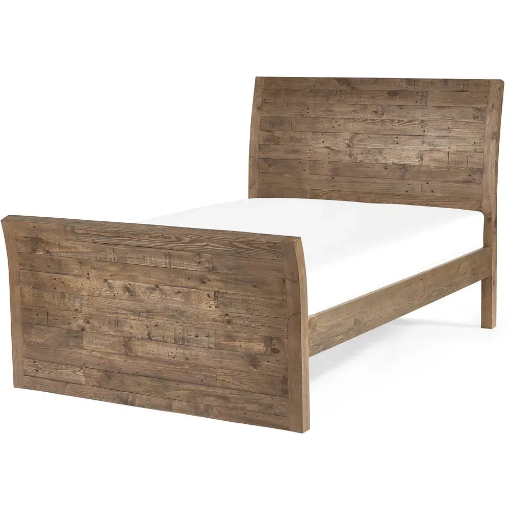 Heritage Double Size Bed Frame - Brown