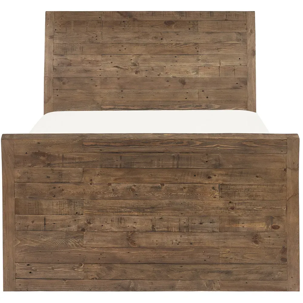 Heritage Double Size Bed Frame - Brown