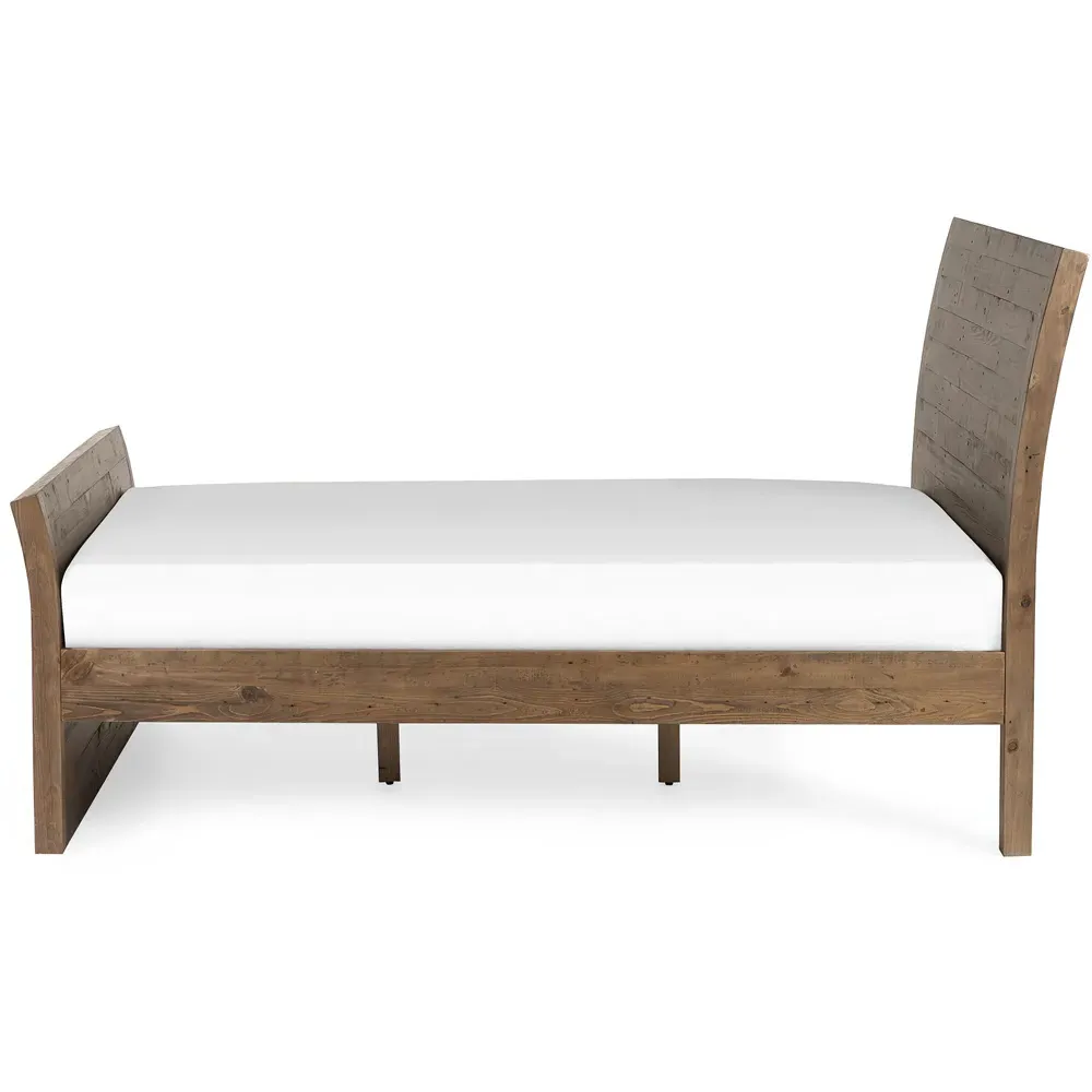 Heritage Double Size Bed Frame - Brown