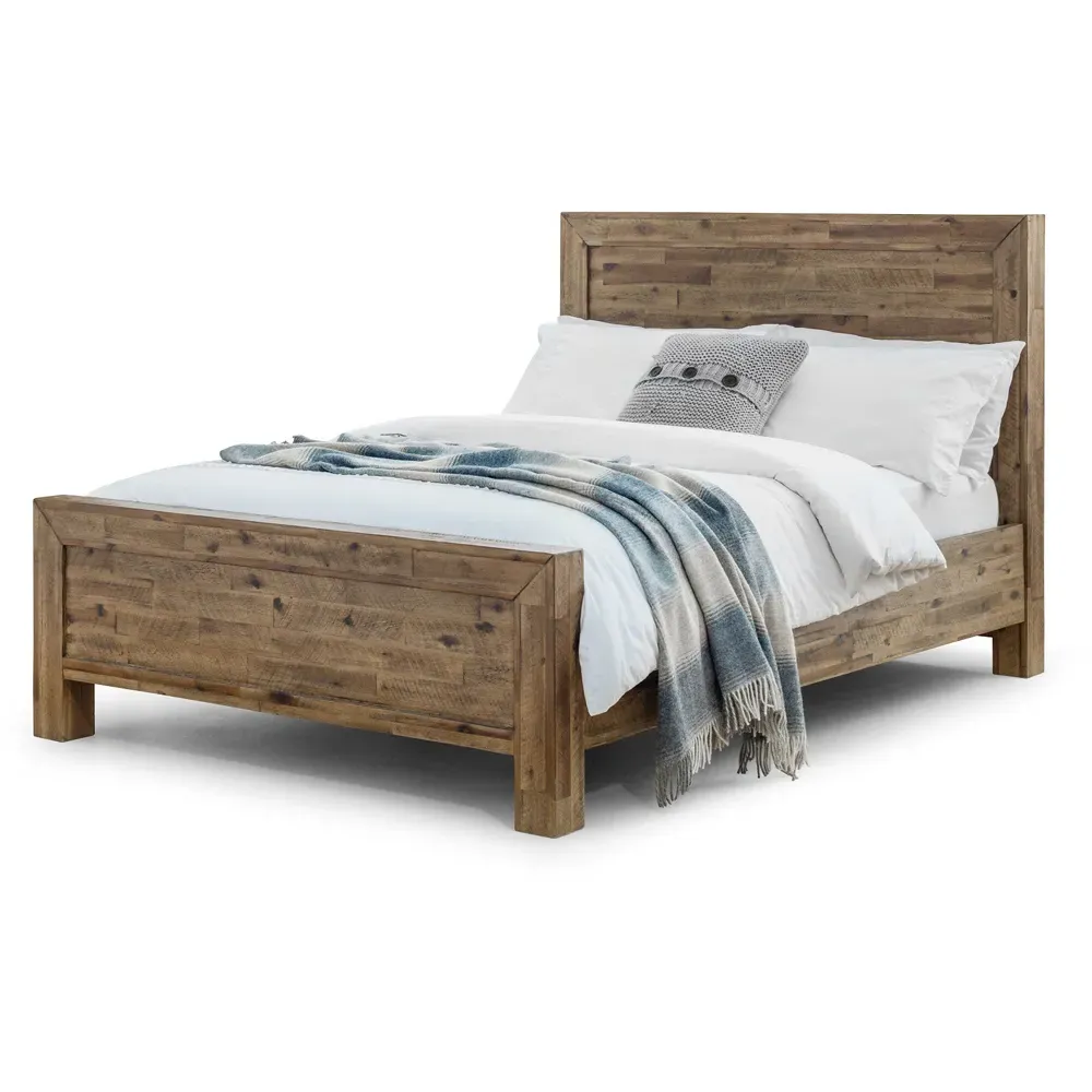 Hoxton Super King Bed Frame - Rustic Oak