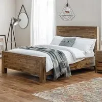 Hoxton Super King Bed Frame - Rustic Oak