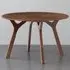 Huxley Round Dining Table - Brown, Walnut