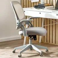 Juno Office Chair with Flip-Up Armrests - Grey