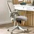 Juno Office Chair with Flip-Up Armrests - Grey