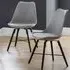 Kari Set of 2 Dining Chairs - Grey, PU