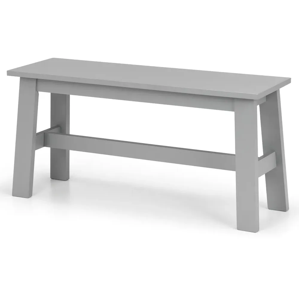 Kobe 2-Seater Dining Bench - Grey, Lacquer