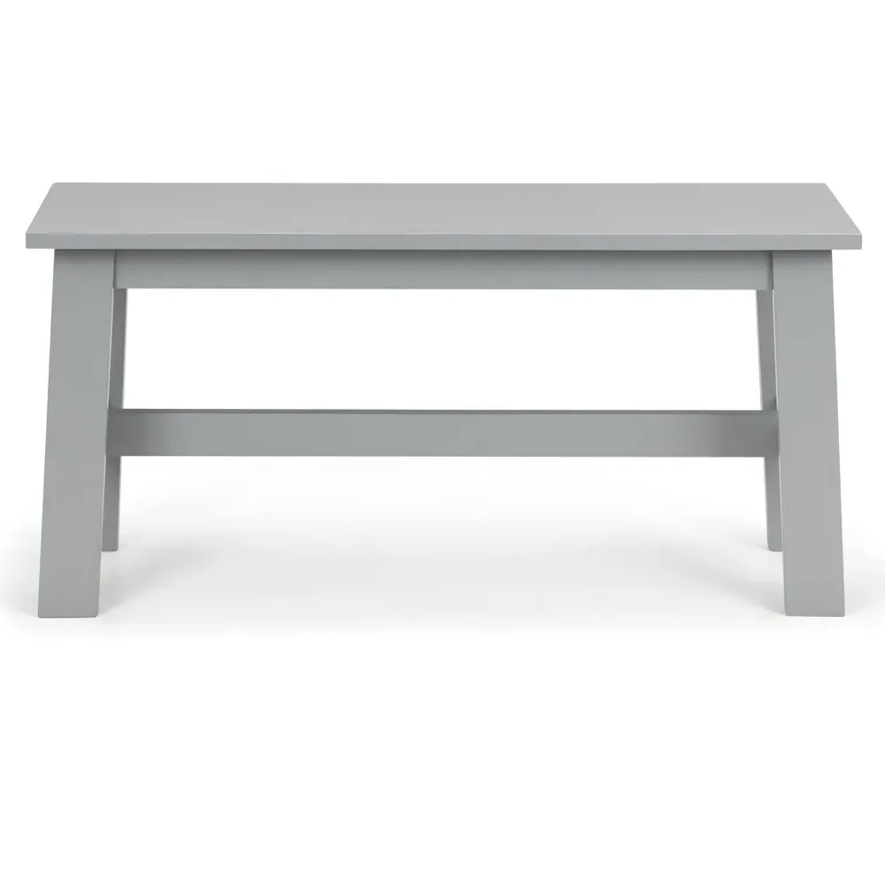 Kobe 2-Seater Dining Bench - Grey, Lacquer