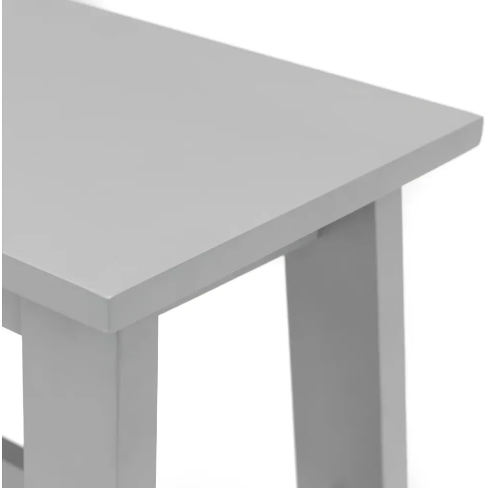 Kobe 2-Seater Dining Bench - Grey, Lacquer