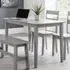 Kobe 4-Seater Rectangular Dining Table - Grey