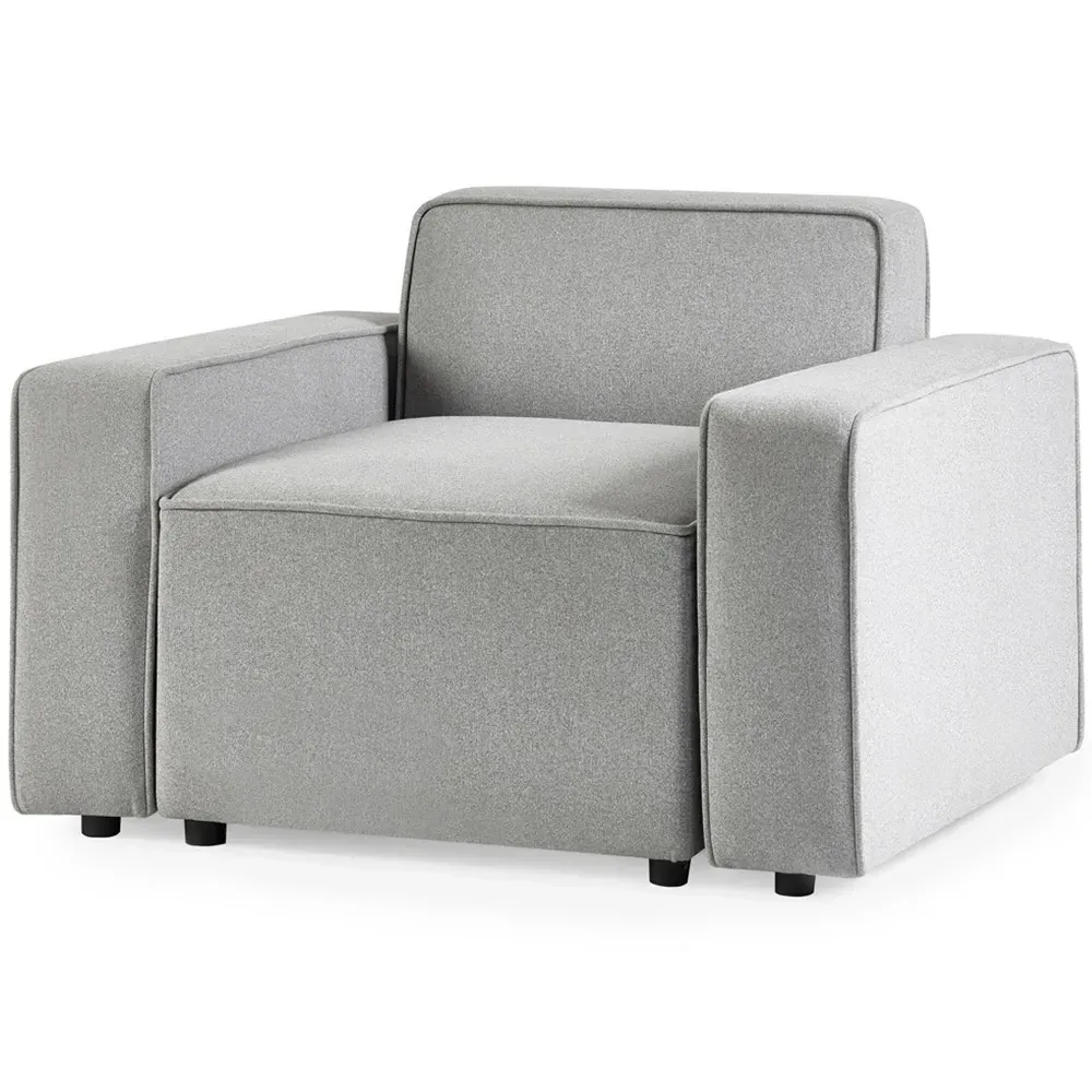 Lago Combination Armchair - Grey, Linen