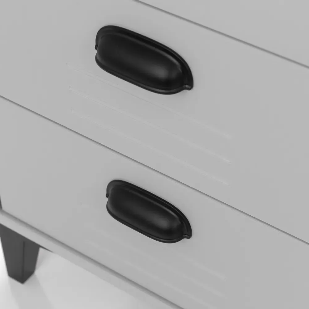 Lakers 4 Drawer Chest of Drawers - Grey, Pine