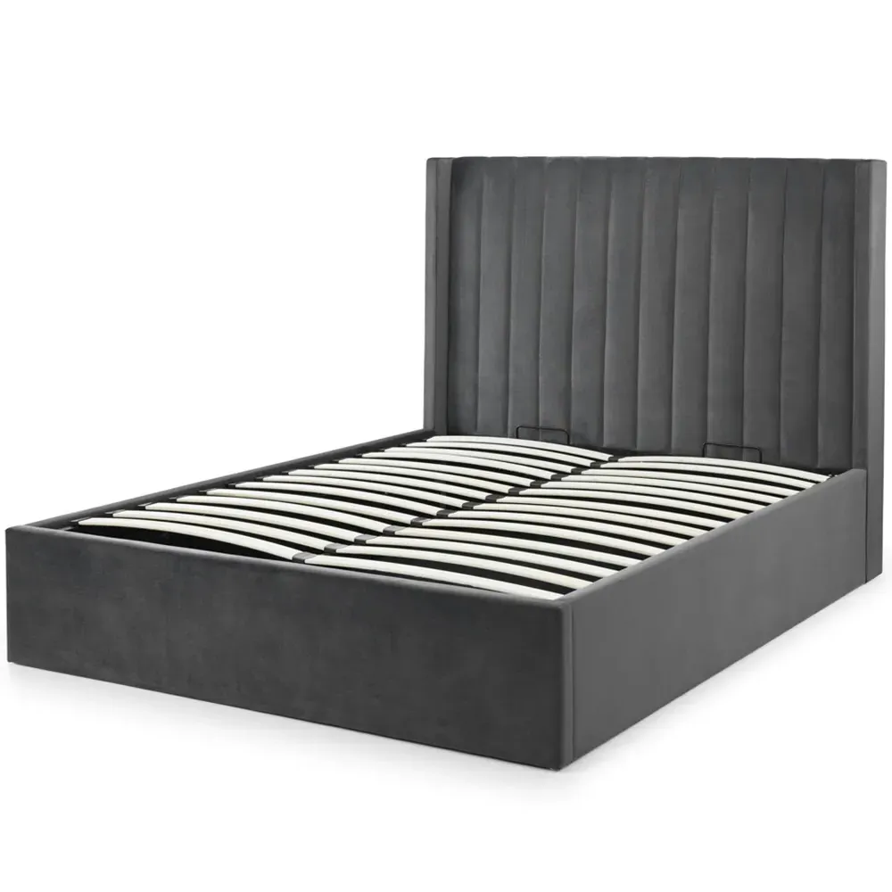Langham Super King Storage Ottoman Bed - Grey