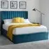 Langham Super King Storage Ottoman Bed - Teal