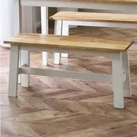 Linwood 2-Seater Dining Bench - Oak, White