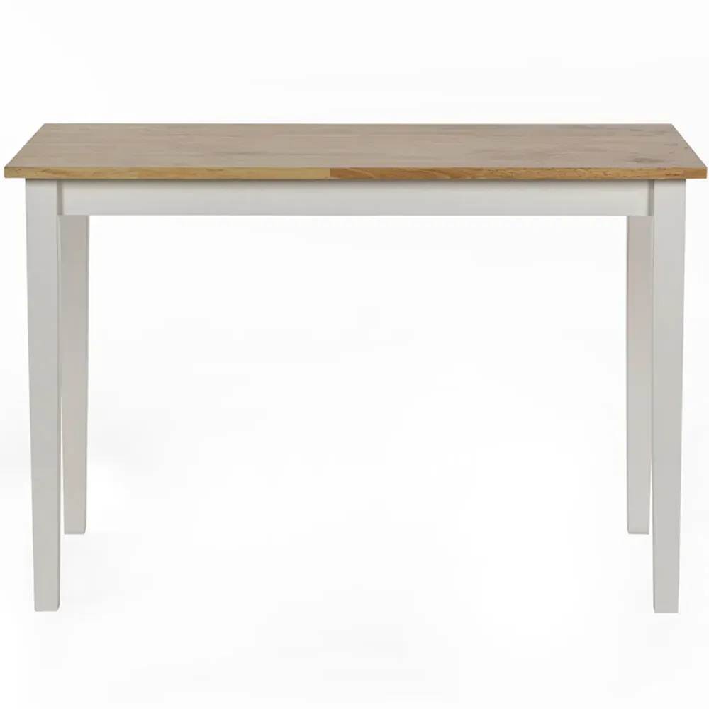 Linwood 4 Seater Dining Table - White, Oak