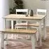 Linwood 4 Seater Dining Table - White, Oak