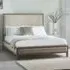 Lucie King Size Upholstered Bed Frame - Cream