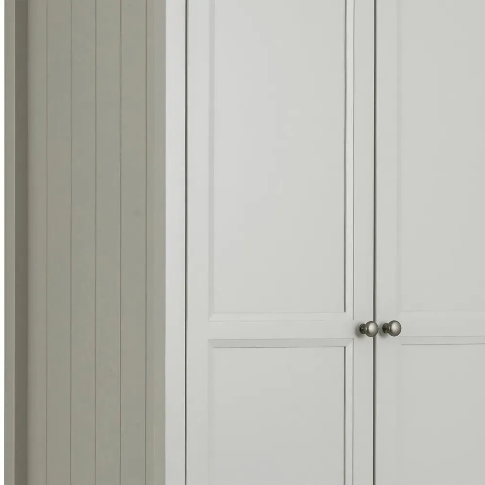 Maine 2 Door Combination Wardrobe with Drawer - Grey