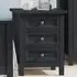 Maine 3 Drawer Bedside Table - Anthracite