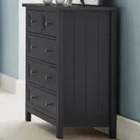Maine 5 Drawer Chest of Drawers - Anthracite