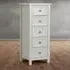 Maine 5 Drawer Tall Chest of Drawers - Dove Grey