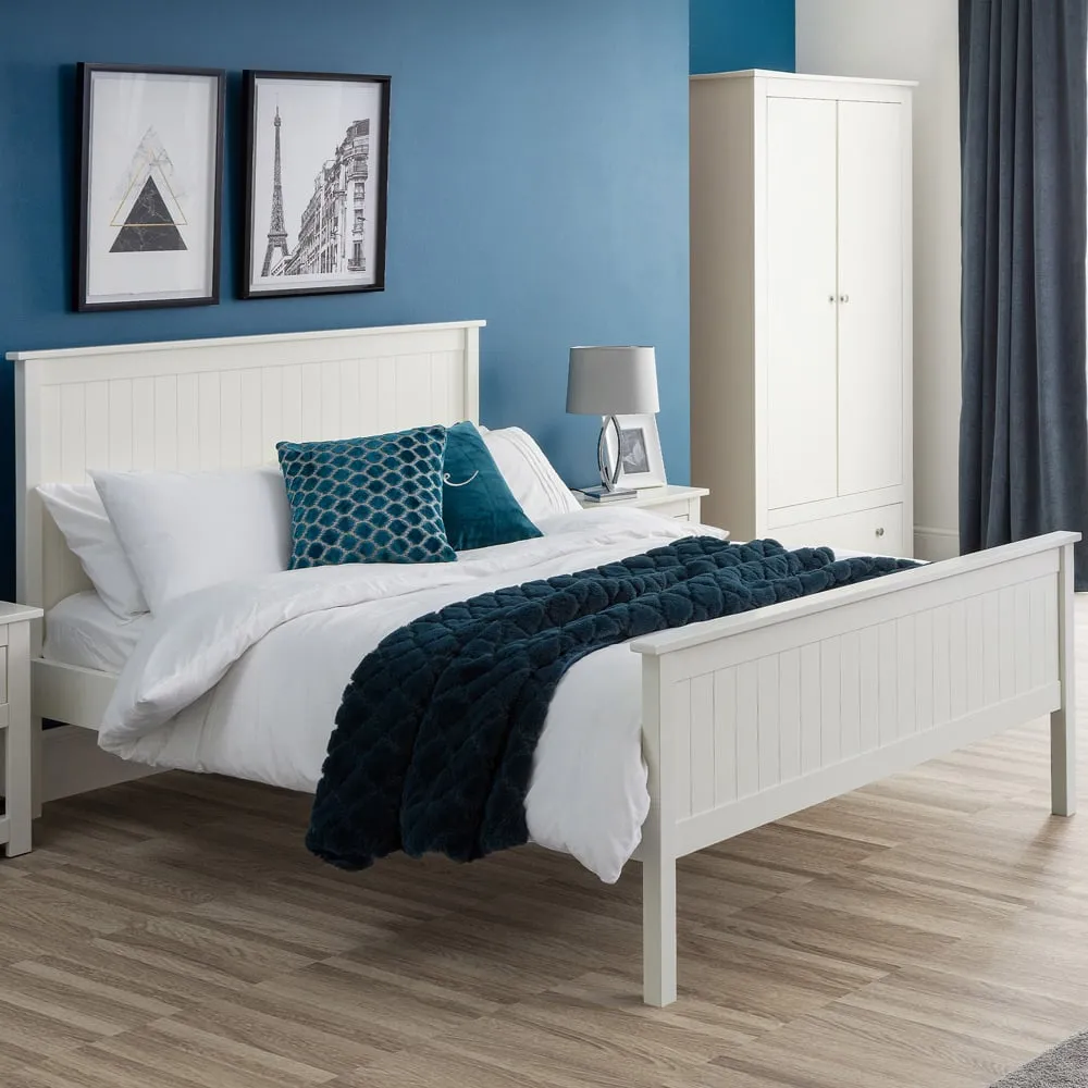 Maine Double Bed Frame - White