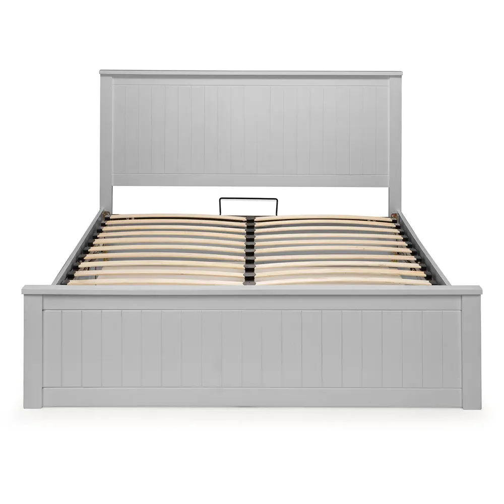 Maine Double Ottoman Bed with Storage - Grey