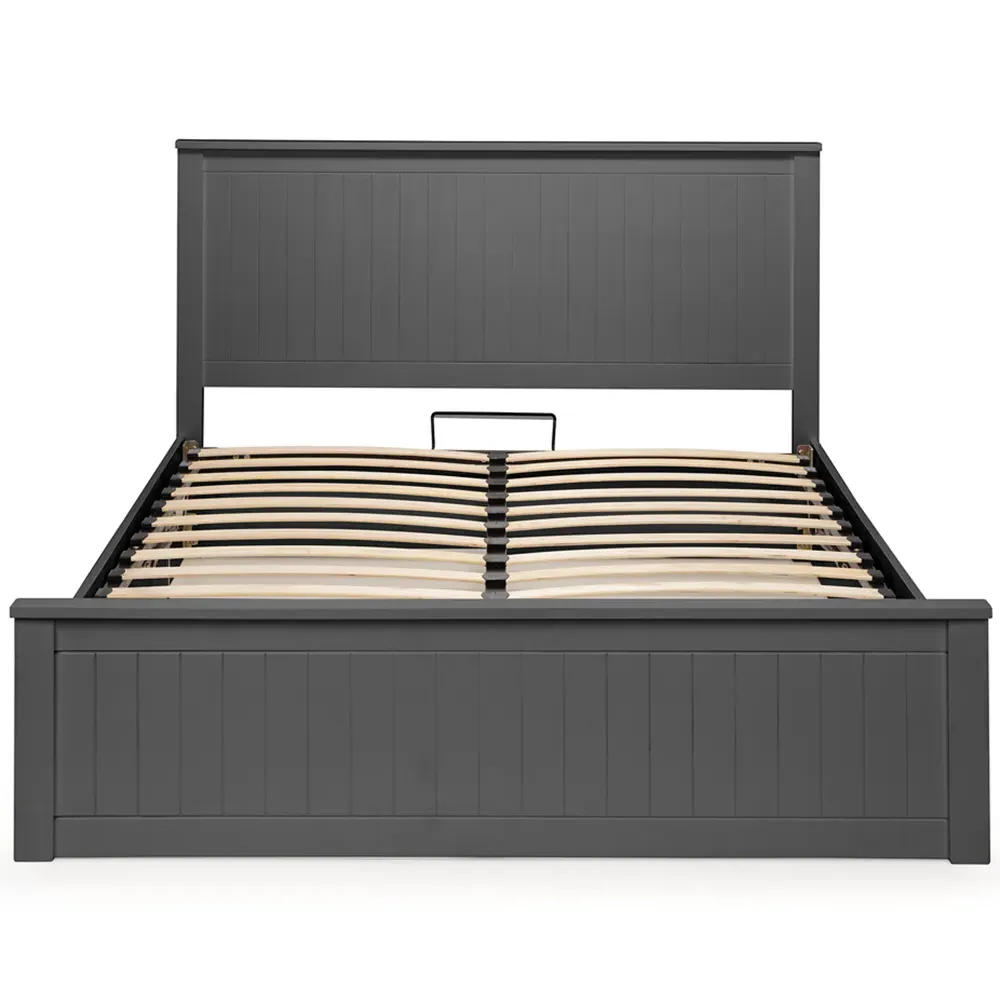 Maine King Size Ottoman Bed - Anthracite