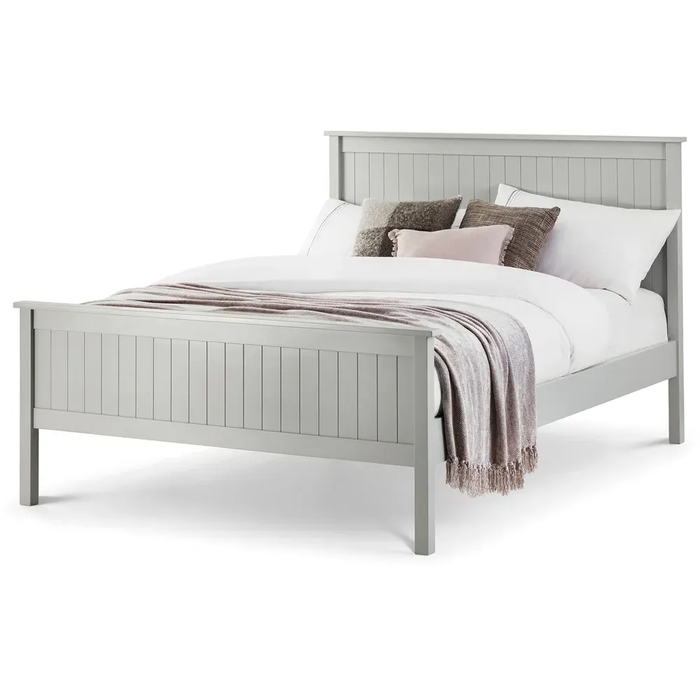 Maine Single Bed Frame - Grey, Pine