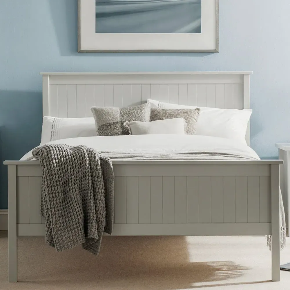 Maine Single Bed Frame - Grey, Pine image