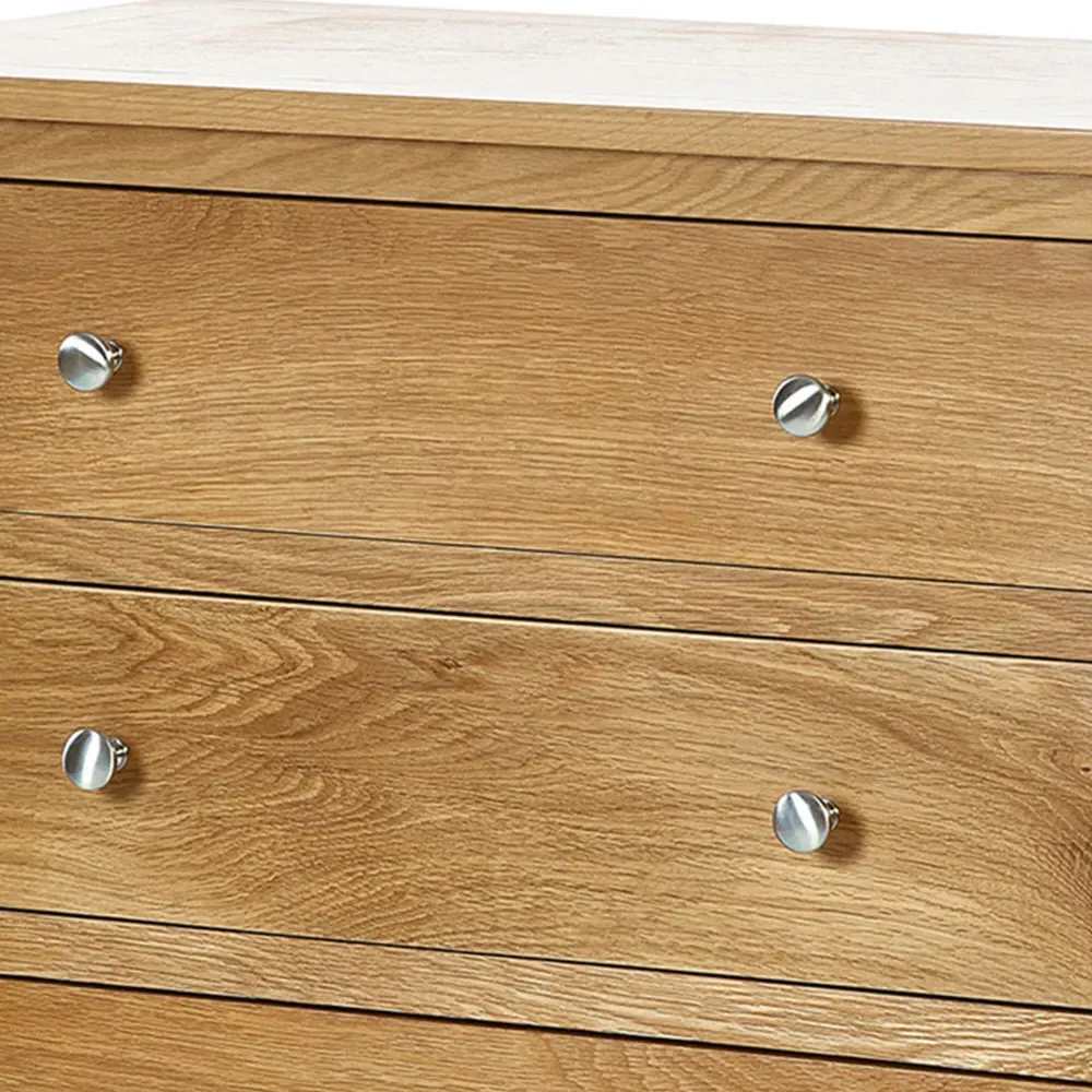 Mallory 4 Drawer Chest of Drawers - Brown, Oak