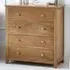 Mallory 4 Drawer Chest of Drawers - Brown, Oak
