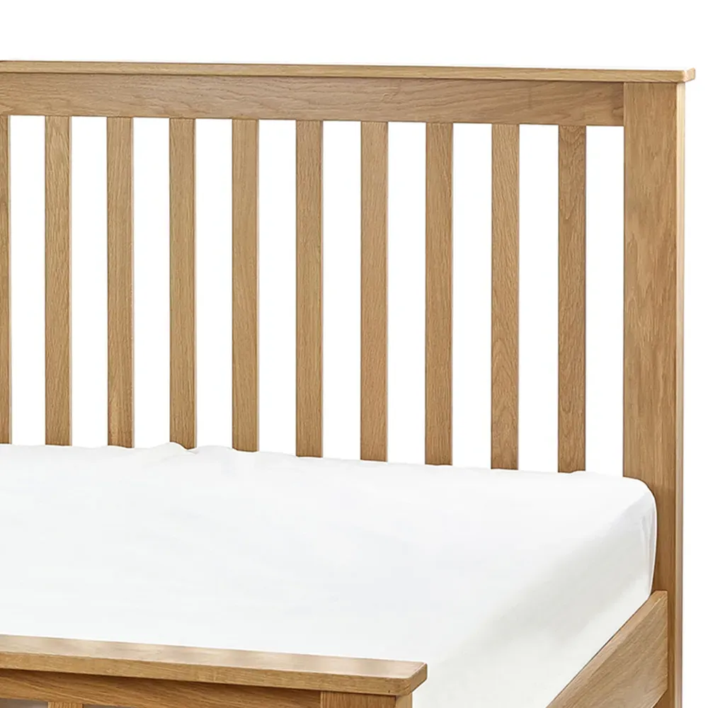 Mallory Double High Footend Bed - Brown, Oak