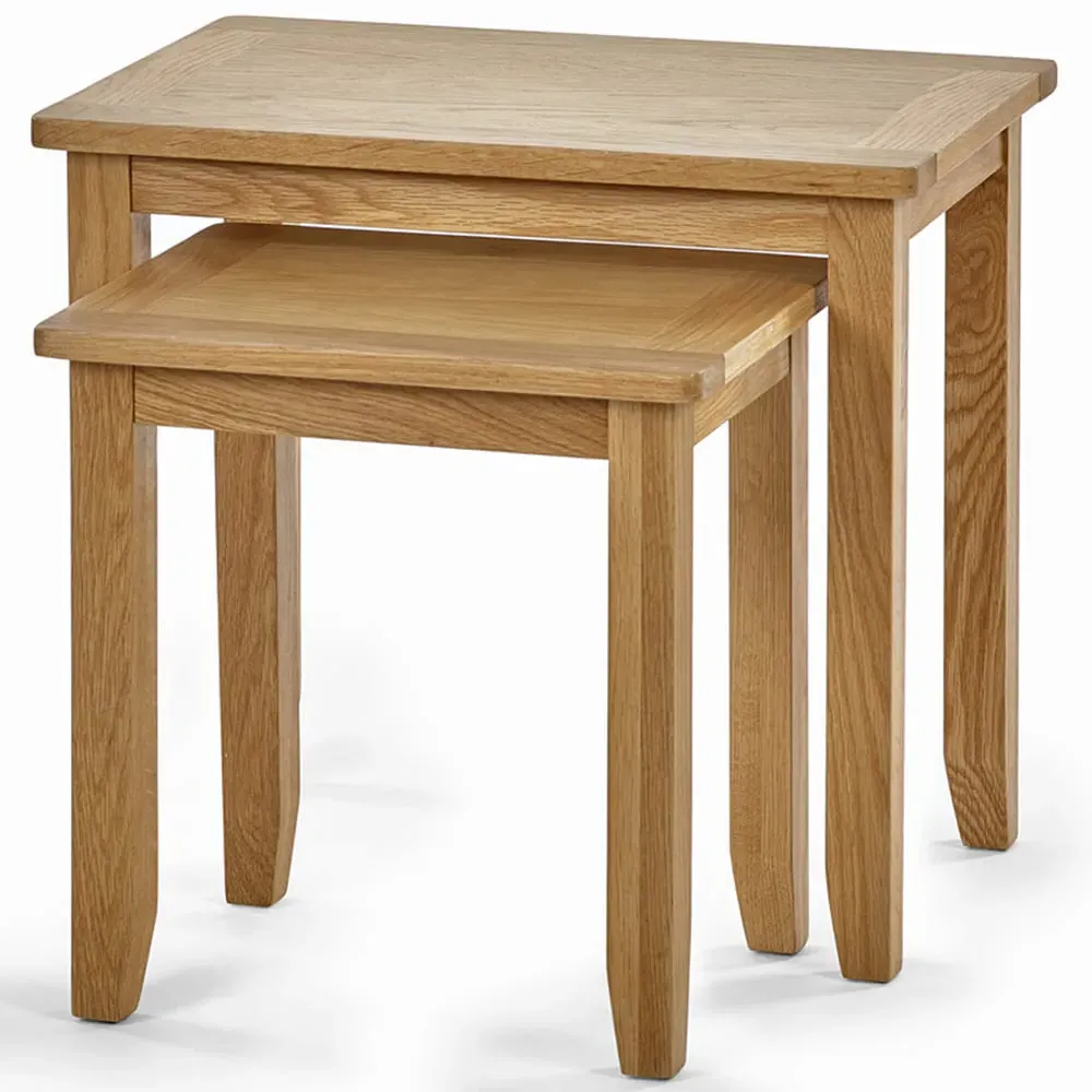 Mallory Nest of Tables Set of 2 - Oak