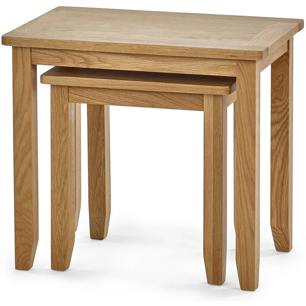 Mallory Nest of Tables Set of 2 - Oak