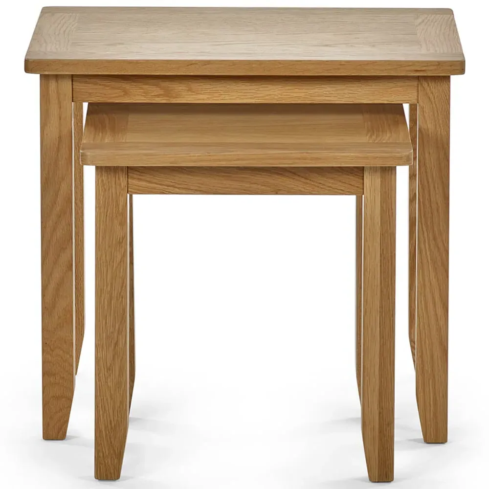 Mallory Nest of Tables Set of 2 - Oak