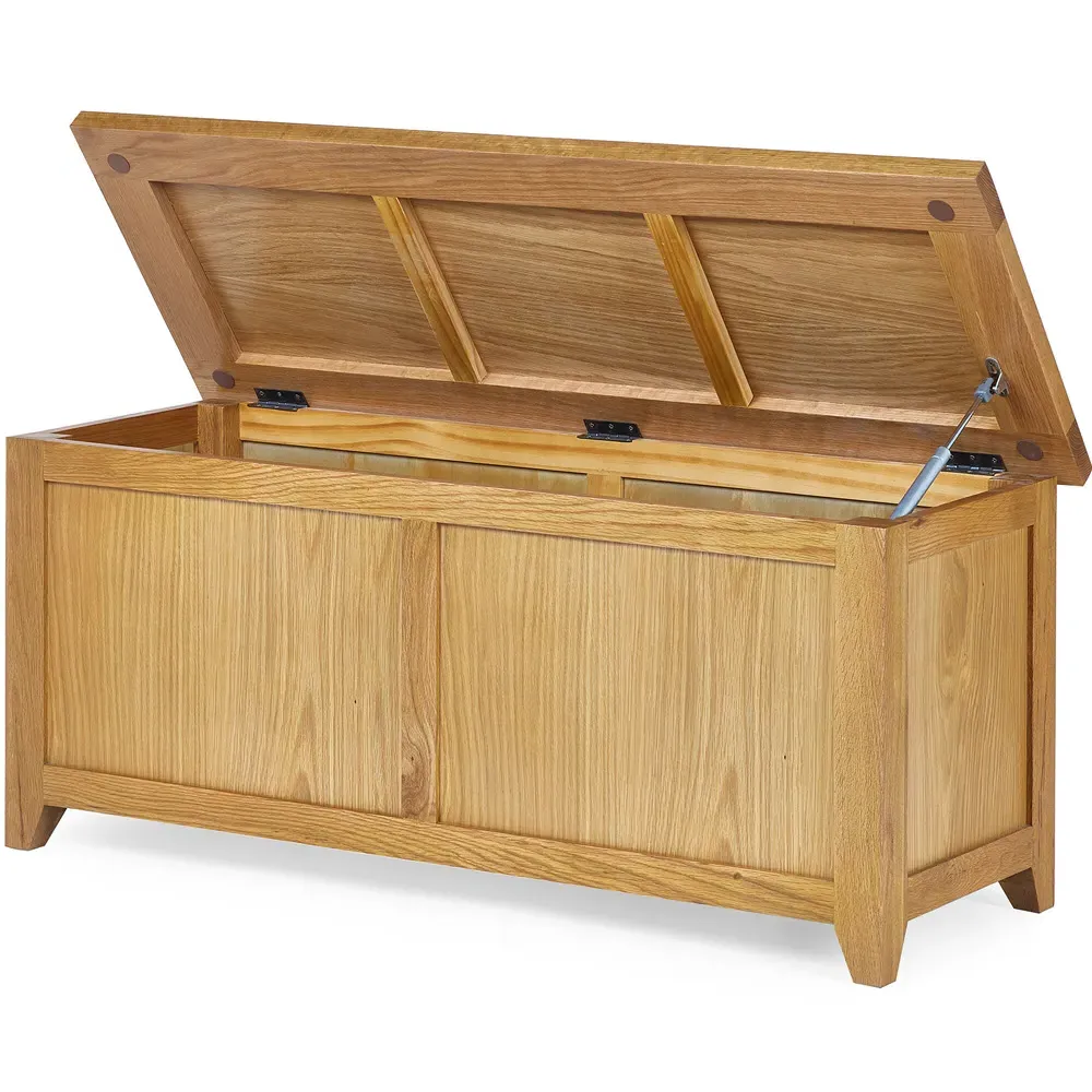 Mallory Storage Bench - Brown, Oak