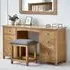 Mallory Twin Dressing Table Set - Brown, Oak